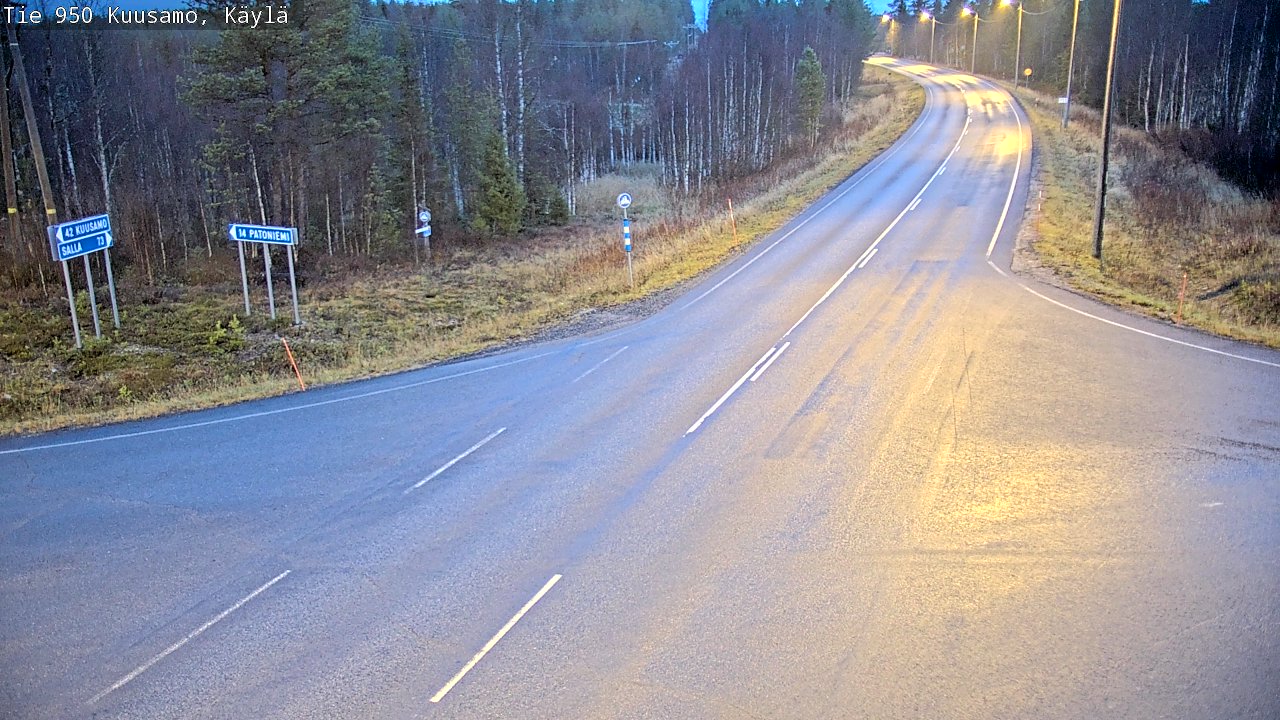 Kelikamerat Kuva Tie 950 Kuusamo, Käylä, Kuusamo, Pohjois-Pohjanmaa