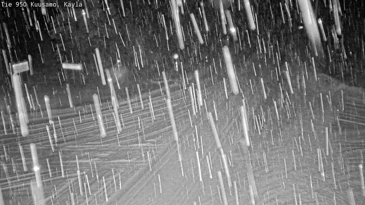 Weather Camera Image Road 950 Kuusamo, Käylä, Kuusamo, Pohjois-Pohjanmaa