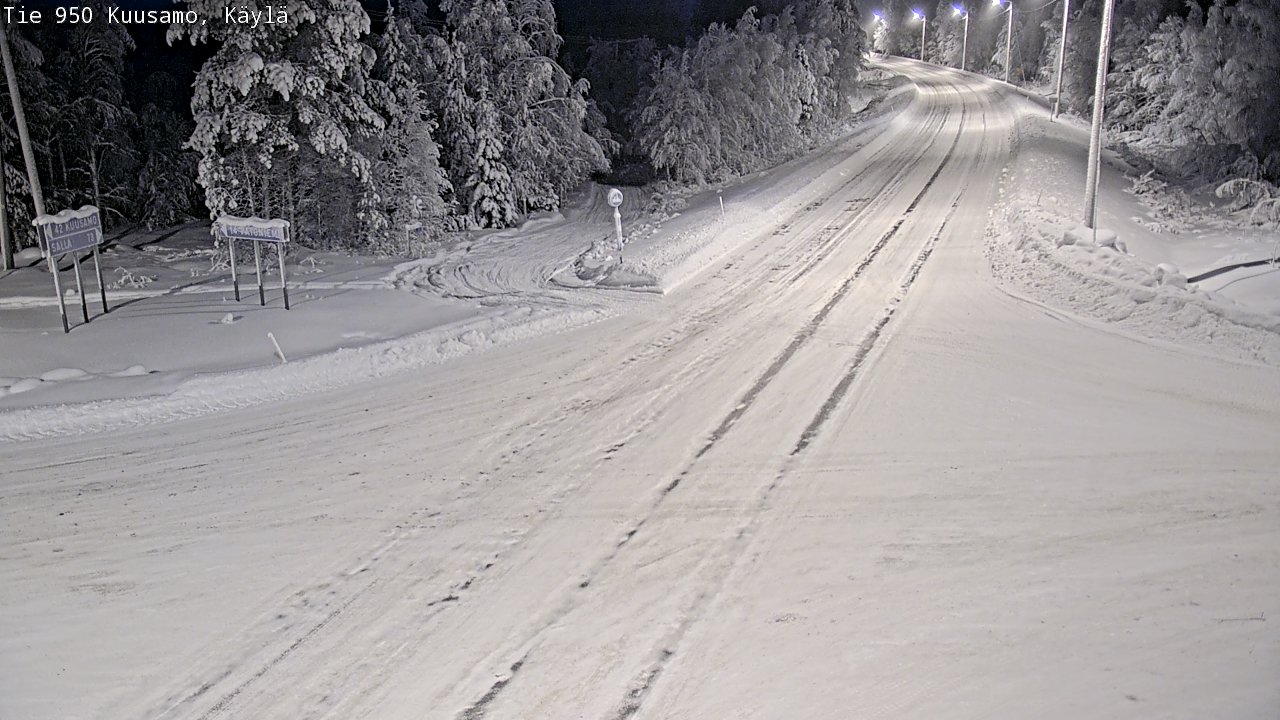 Kelikamerat Kuva Tie 950 Kuusamo, Käylä, Kuusamo, Pohjois-Pohjanmaa