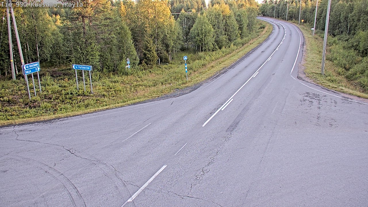 Kelikamerat Kuva Tie 950 Kuusamo, Käylä, Kuusamo, Pohjois-Pohjanmaa