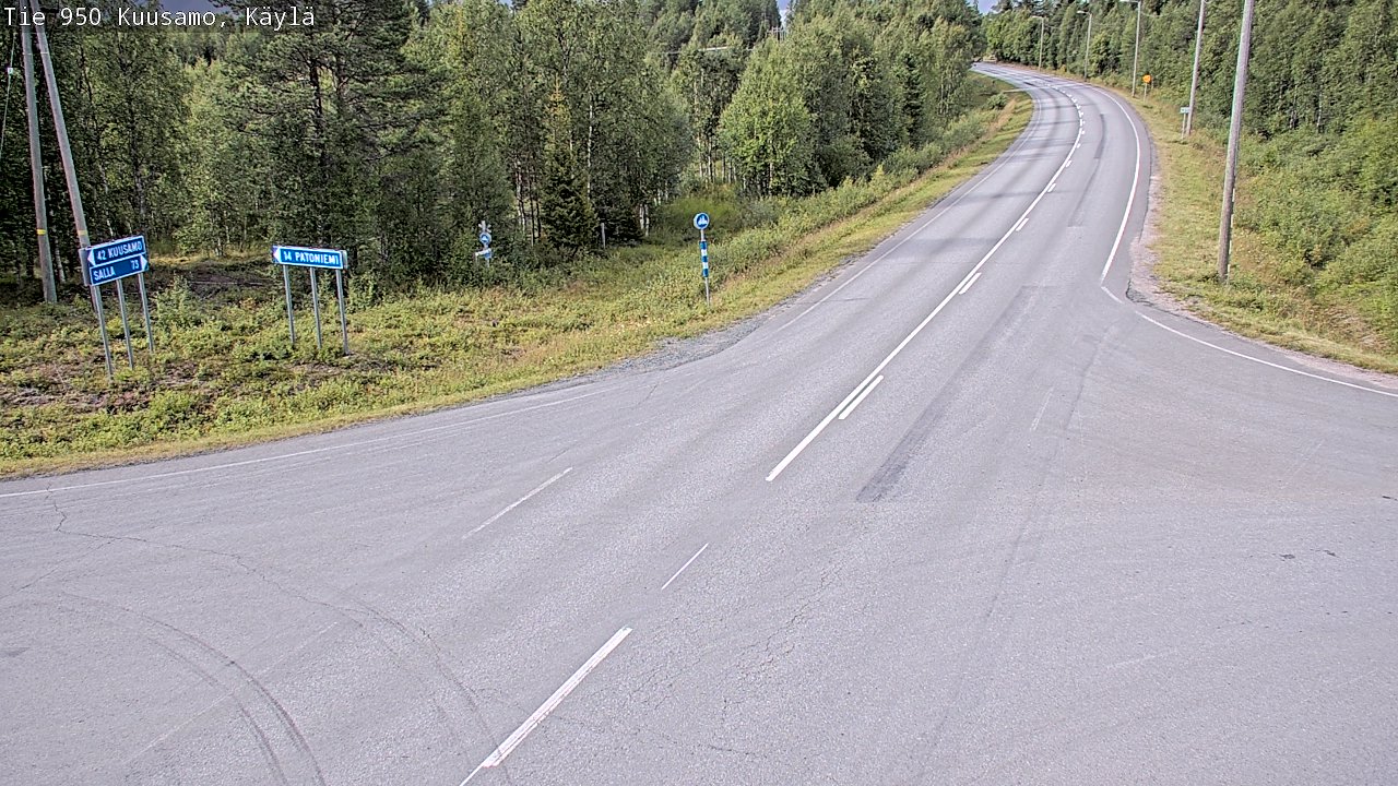 Kelikamerat Kuva Tie 950 Kuusamo, Käylä, Kuusamo, Pohjois-Pohjanmaa