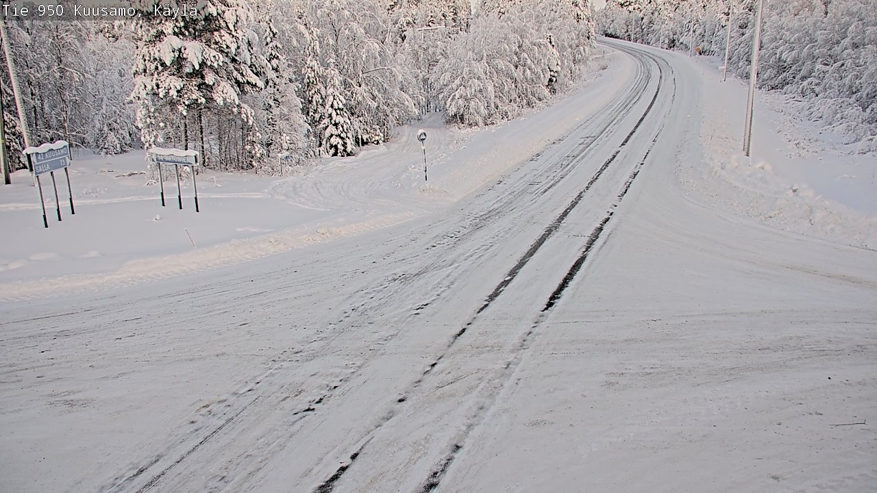 Kelikamerat Kuva Tie 950 Kuusamo, Käylä, Kuusamo, Pohjois-Pohjanmaa