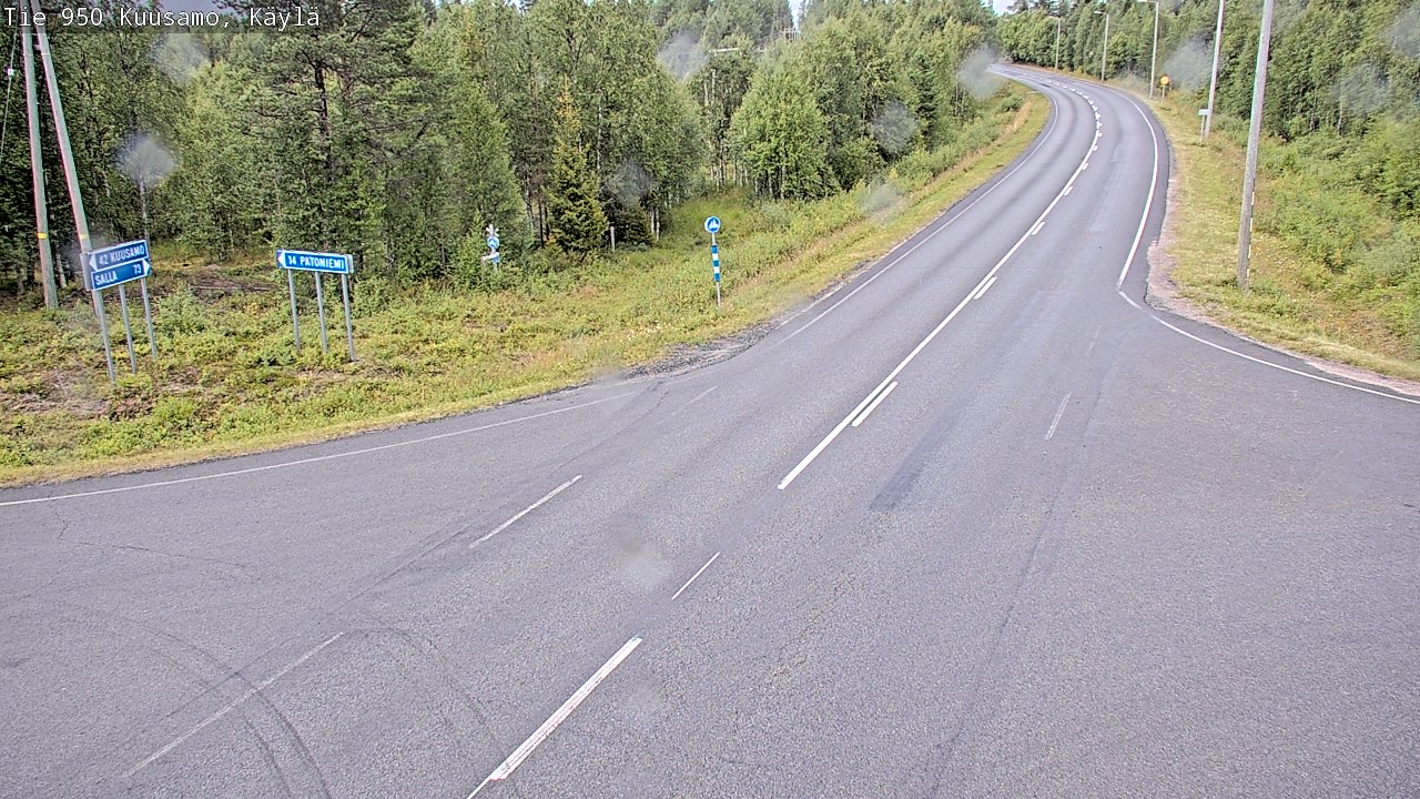 Kelikamerat Kuva Tie 950 Kuusamo, Käylä, Kuusamo, Pohjois-Pohjanmaa