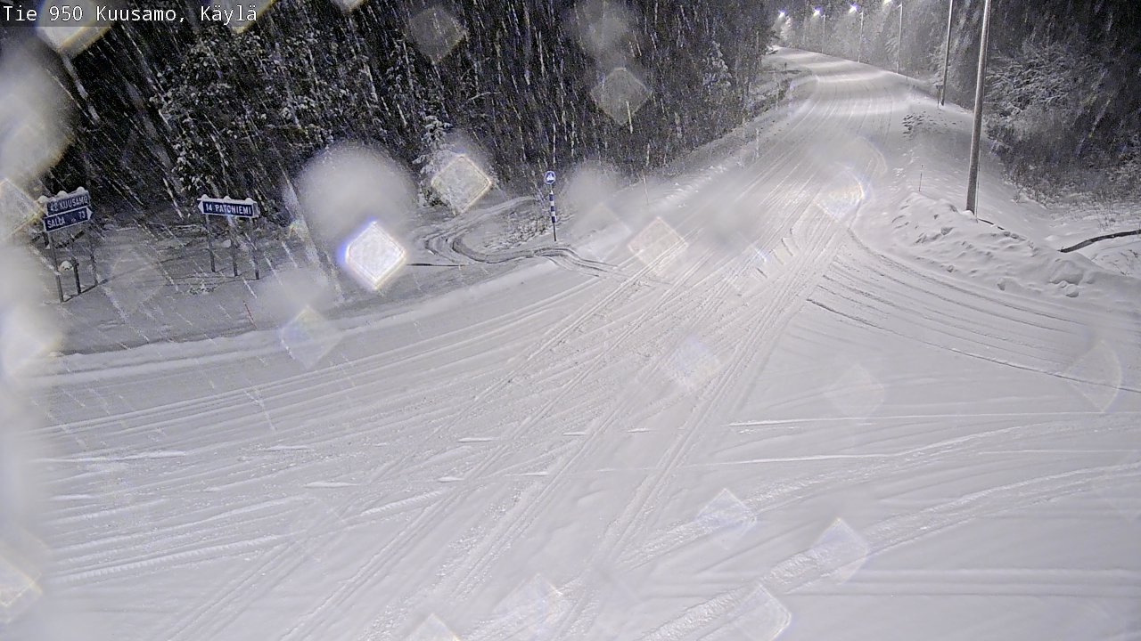 Weather Camera Image Road 950 Kuusamo, Käylä, Kuusamo, Pohjois-Pohjanmaa