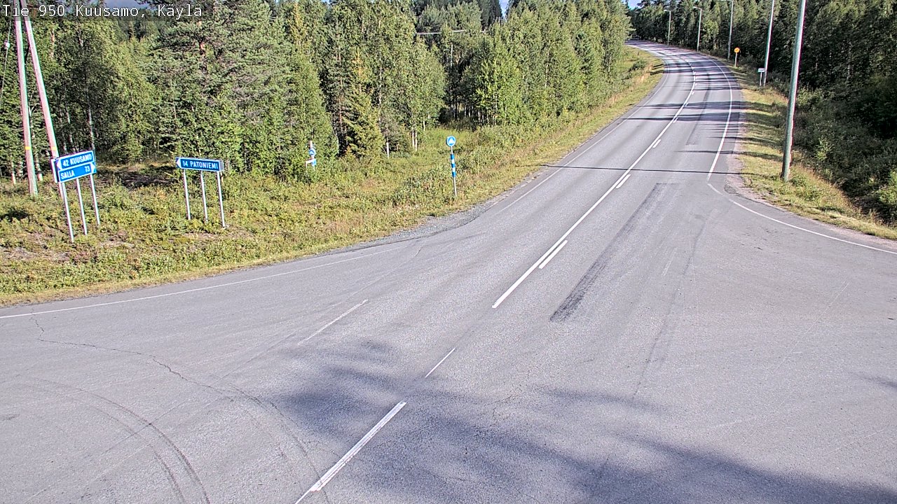 Kelikamerat Kuva Tie 950 Kuusamo, Käylä, Kuusamo, Pohjois-Pohjanmaa