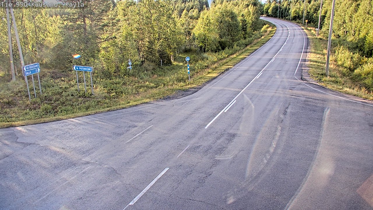 Kelikamerat Kuva Tie 950 Kuusamo, Käylä, Kuusamo, Pohjois-Pohjanmaa