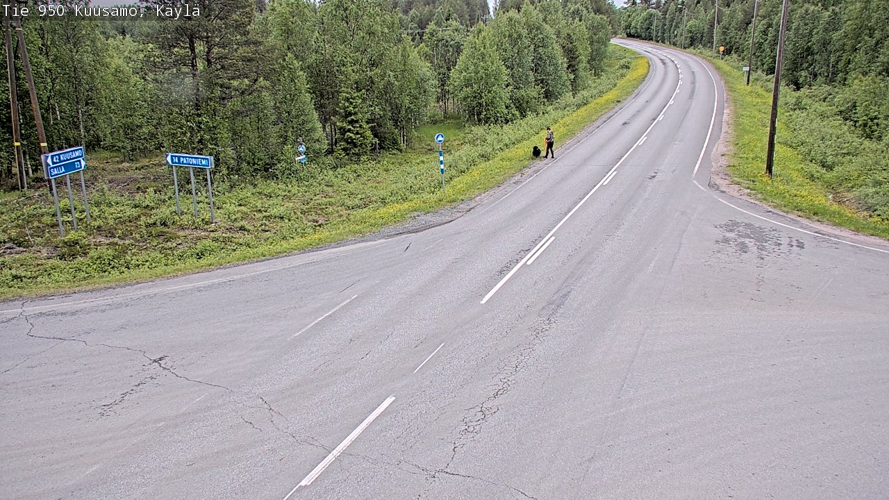 Kelikamerat Kuva Tie 950 Kuusamo, Käylä, Kuusamo, Pohjois-Pohjanmaa