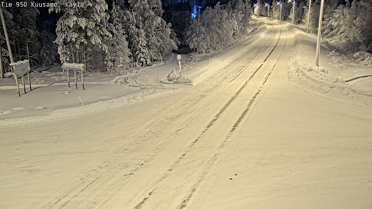 Kelikamerat Kuva Tie 950 Kuusamo, Käylä, Kuusamo, Pohjois-Pohjanmaa