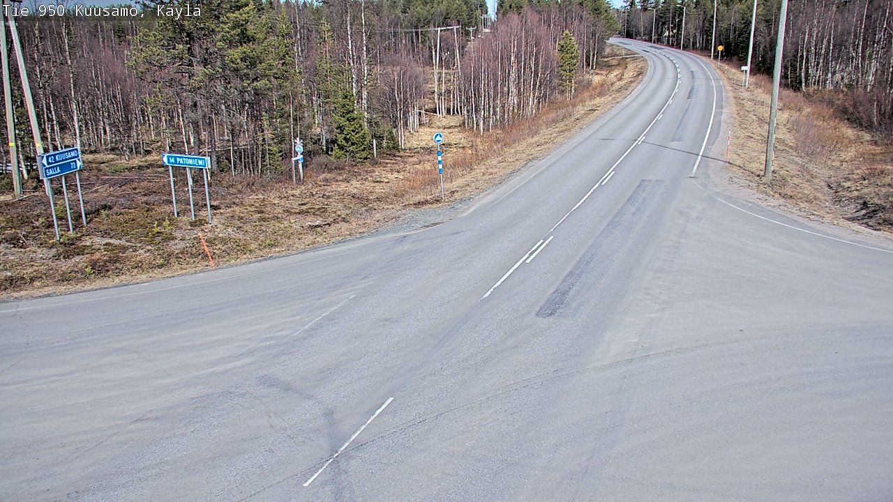 Kelikamerat Kuva Tie 950 Kuusamo, Käylä, Kuusamo, Pohjois-Pohjanmaa