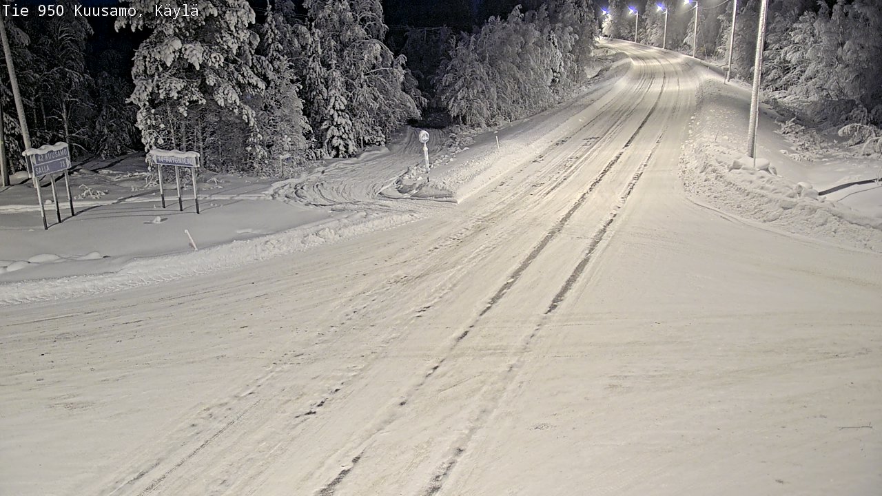 Kelikamerat Kuva Tie 950 Kuusamo, Käylä, Kuusamo, Pohjois-Pohjanmaa