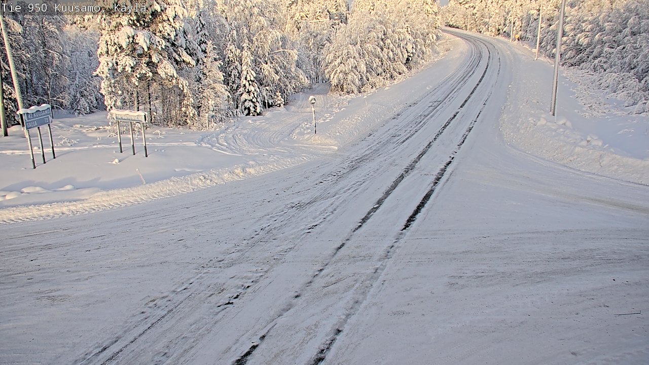 Kelikamerat Kuva Tie 950 Kuusamo, Käylä, Kuusamo, Pohjois-Pohjanmaa