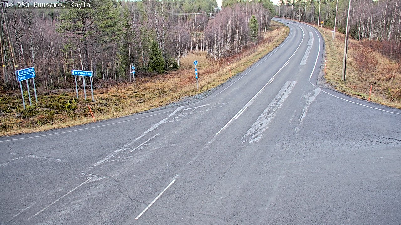 Kelikamerat Kuva Tie 950 Kuusamo, Käylä, Kuusamo, Pohjois-Pohjanmaa