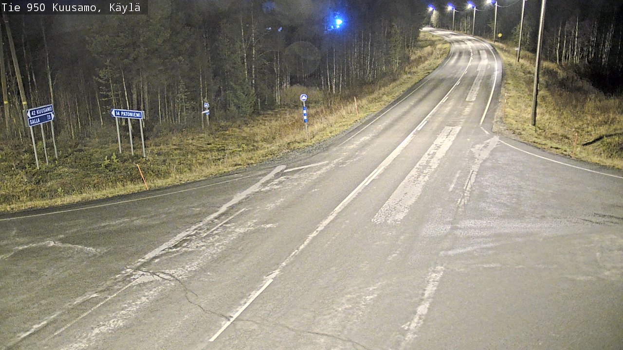 Kelikamerat Kuva Tie 950 Kuusamo, Käylä, Kuusamo, Pohjois-Pohjanmaa