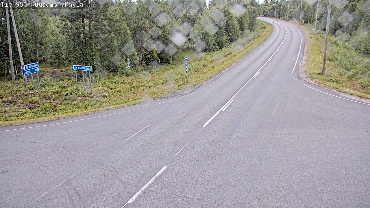Kelikamerat Kuva Tie 950 Kuusamo, Käylä, Kuusamo, Pohjois-Pohjanmaa