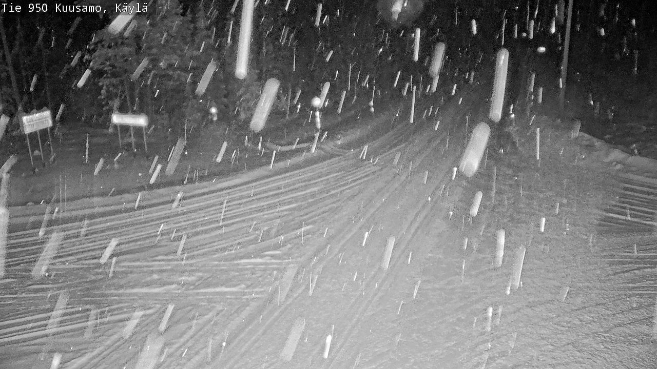Weather Camera Image Road 950 Kuusamo, Käylä, Kuusamo, Pohjois-Pohjanmaa