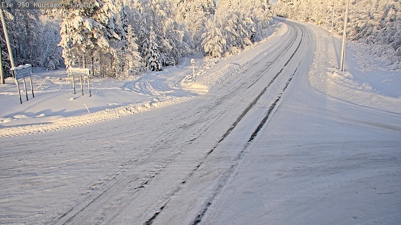 Kelikamerat Kuva Tie 950 Kuusamo, Käylä, Kuusamo, Pohjois-Pohjanmaa