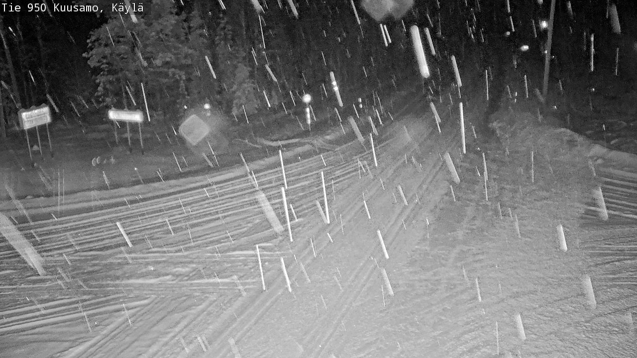 Weather Camera Image Road 950 Kuusamo, Käylä, Kuusamo, Pohjois-Pohjanmaa
