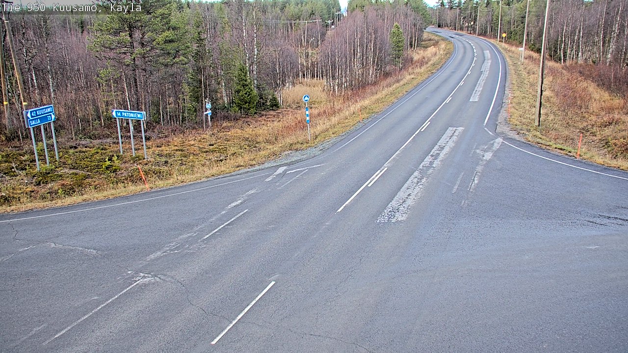 Kelikamerat Kuva Tie 950 Kuusamo, Käylä, Kuusamo, Pohjois-Pohjanmaa