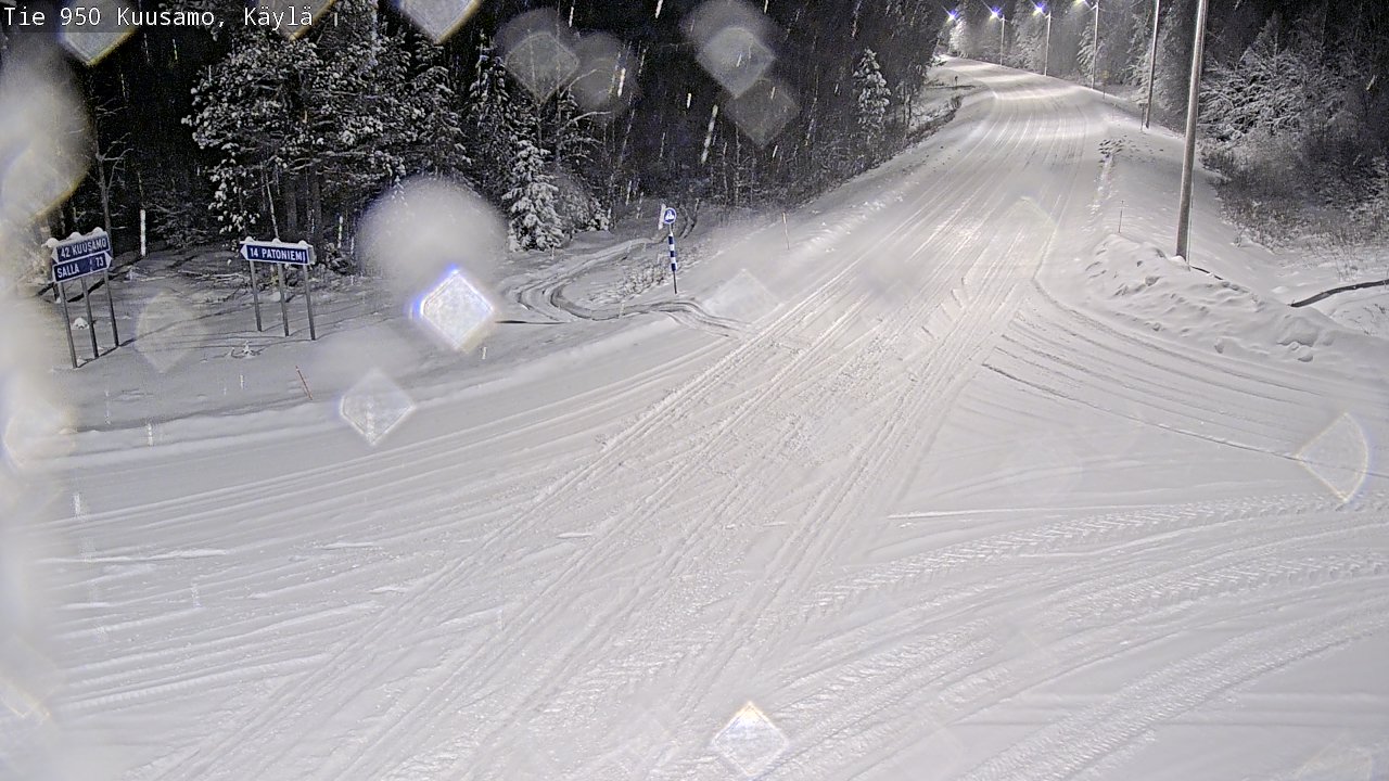 Weather Camera Image Road 950 Kuusamo, Käylä, Kuusamo, Pohjois-Pohjanmaa