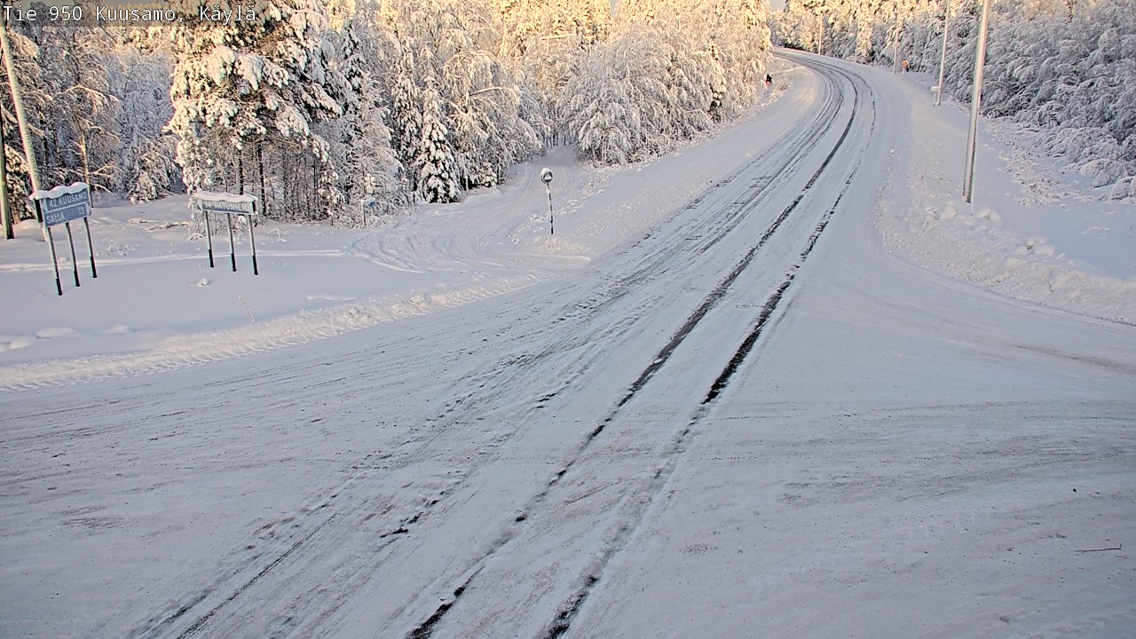 Kelikamerat Kuva Tie 950 Kuusamo, Käylä, Kuusamo, Pohjois-Pohjanmaa