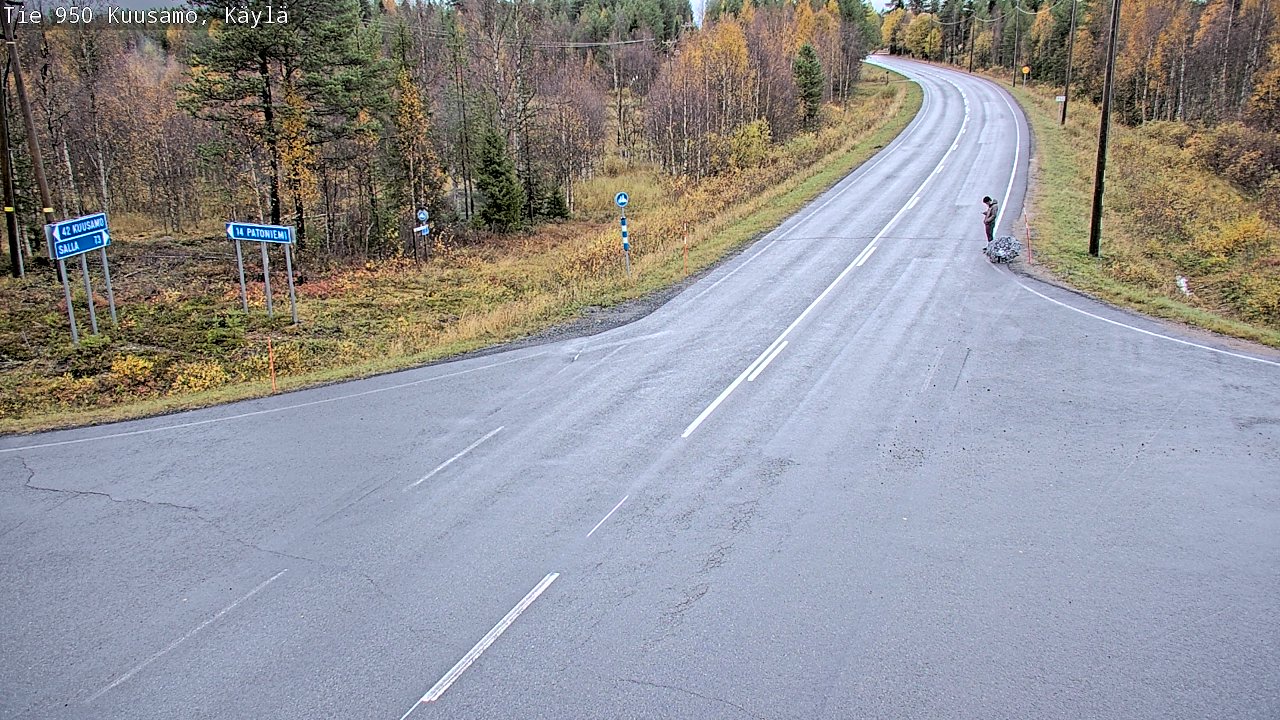 Weather Camera Image Road 950 Kuusamo, Käylä, Kuusamo, Pohjois-Pohjanmaa