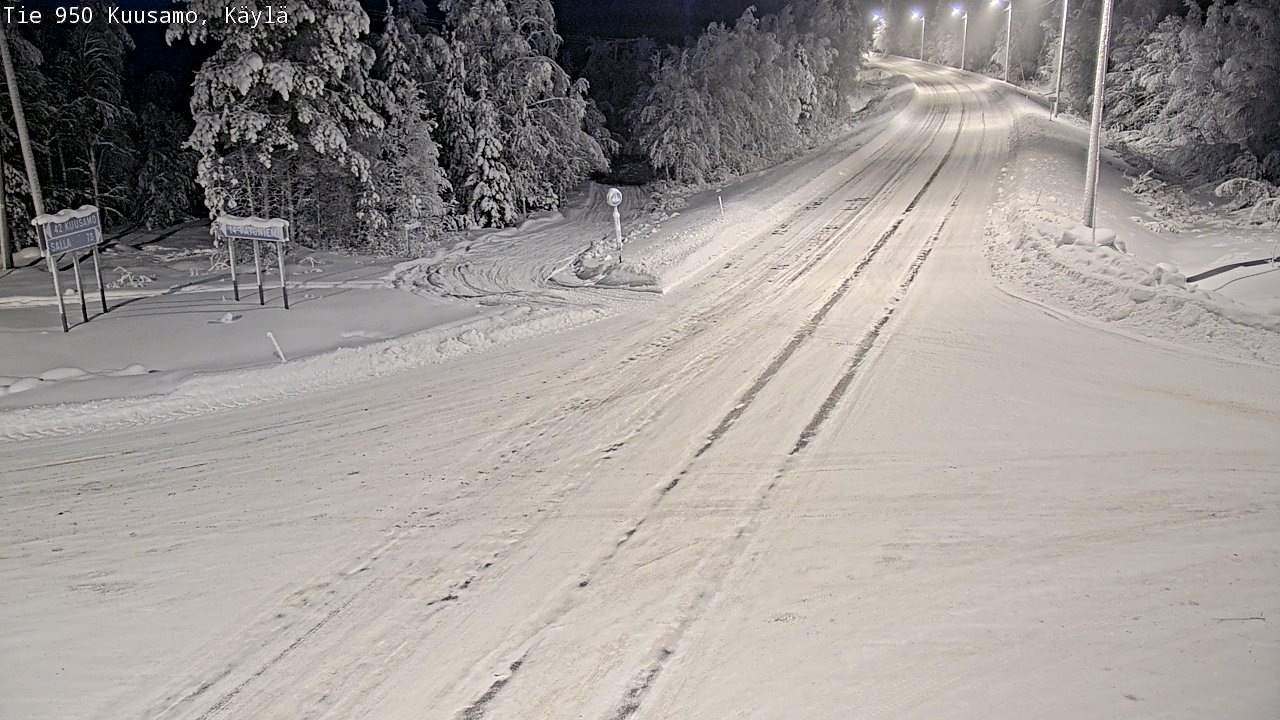Kelikamerat Kuva Tie 950 Kuusamo, Käylä, Kuusamo, Pohjois-Pohjanmaa