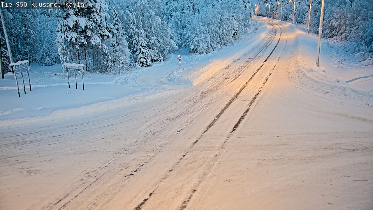 Kelikamerat Kuva Tie 950 Kuusamo, Käylä, Kuusamo, Pohjois-Pohjanmaa