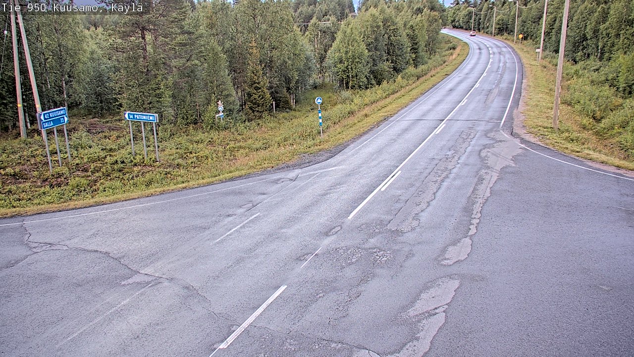 Kelikamerat Kuva Tie 950 Kuusamo, Käylä, Kuusamo, Pohjois-Pohjanmaa