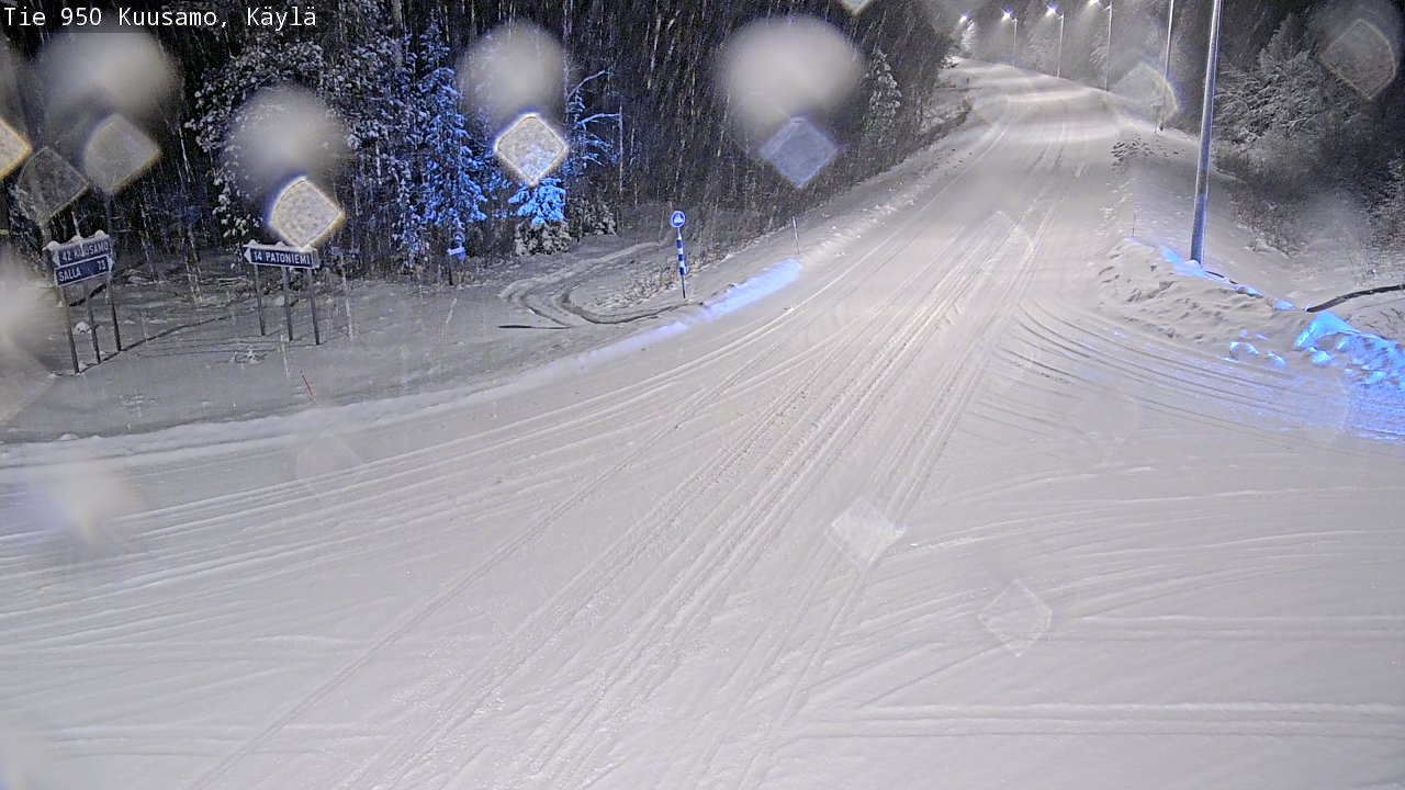 Weather Camera Image Road 950 Kuusamo, Käylä, Kuusamo, Pohjois-Pohjanmaa