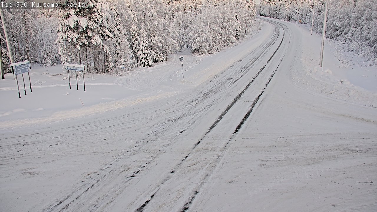 Kelikamerat Kuva Tie 950 Kuusamo, Käylä, Kuusamo, Pohjois-Pohjanmaa