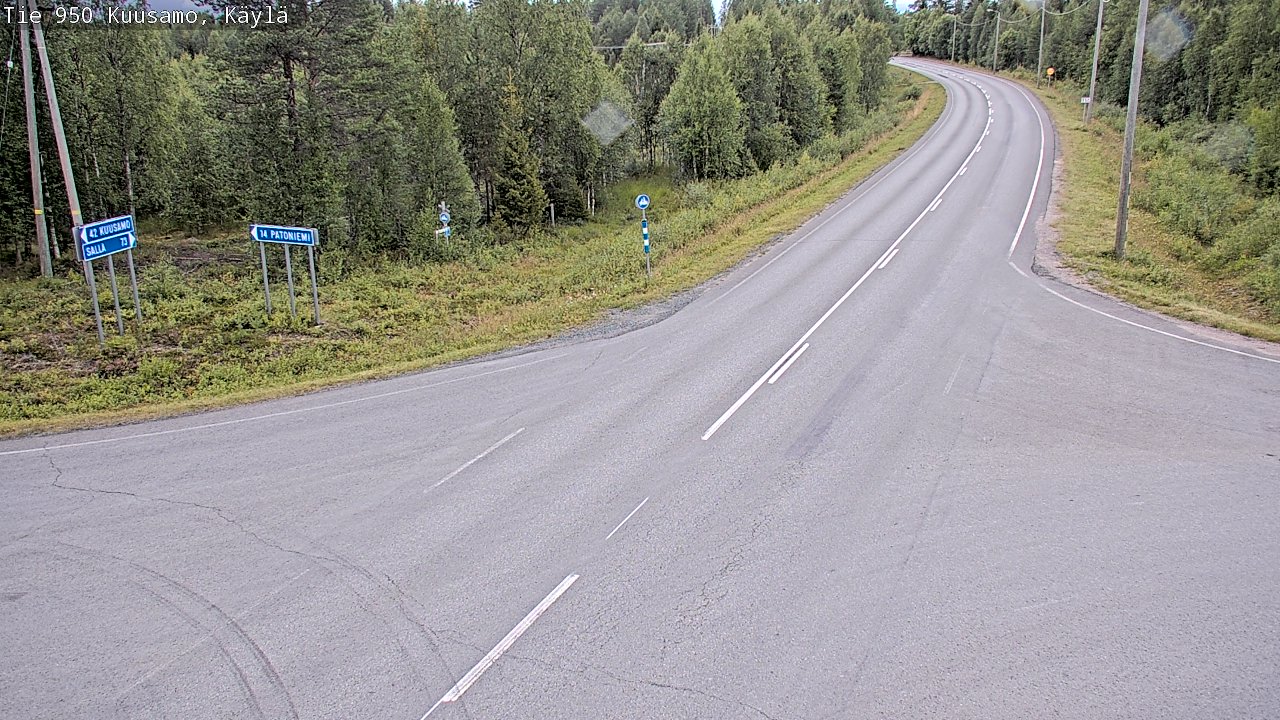 Kelikamerat Kuva Tie 950 Kuusamo, Käylä, Kuusamo, Pohjois-Pohjanmaa