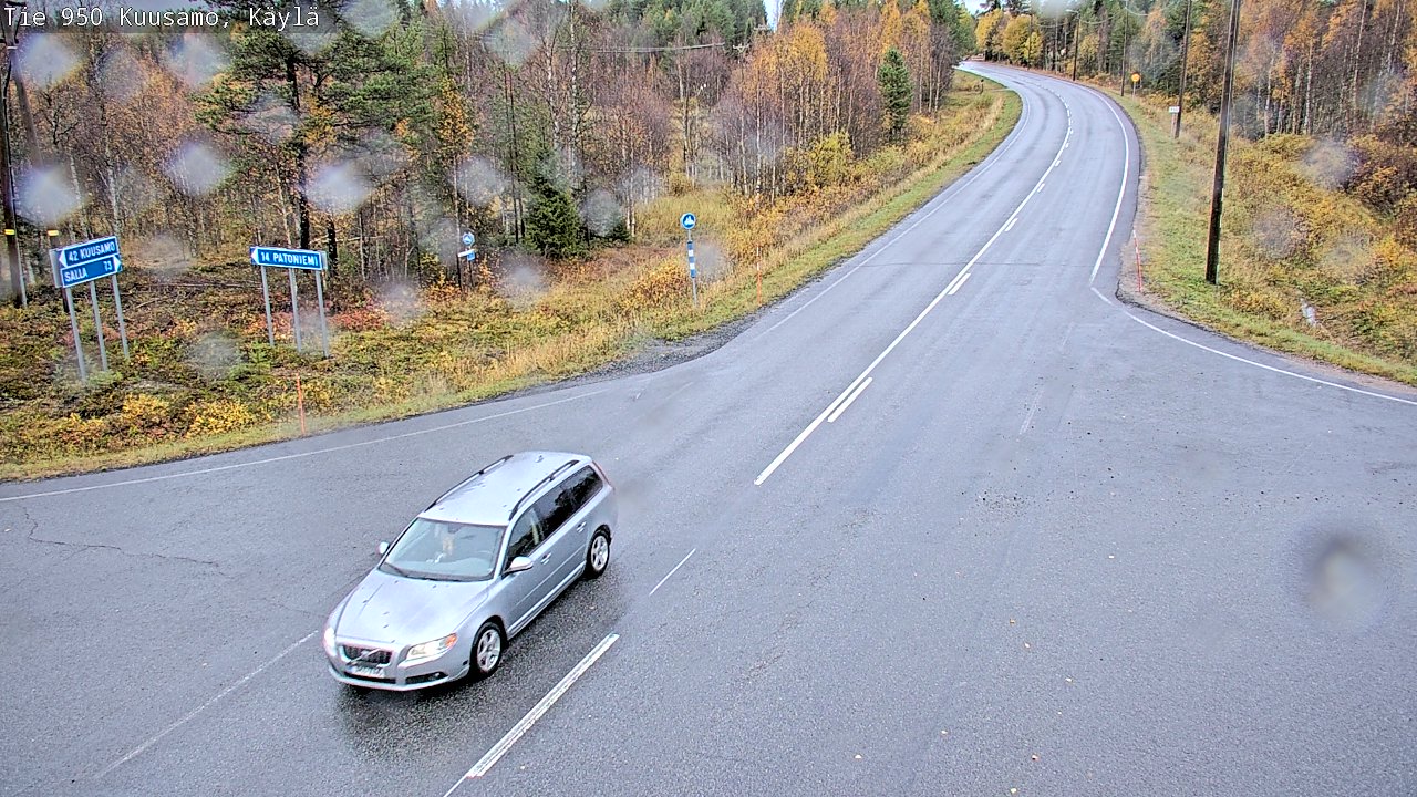 Weather Camera Image Road 950 Kuusamo, Käylä, Kuusamo, Pohjois-Pohjanmaa