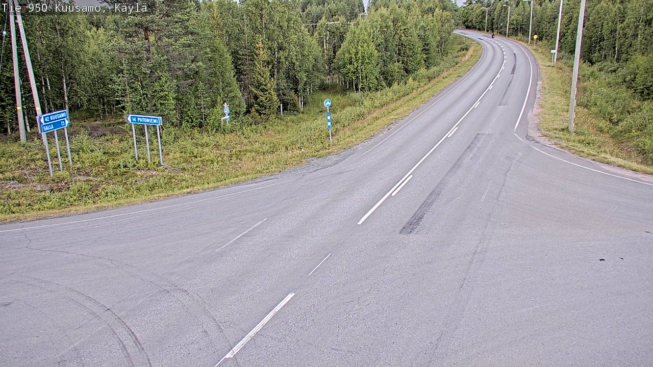 Kelikamerat Kuva Tie 950 Kuusamo, Käylä, Kuusamo, Pohjois-Pohjanmaa