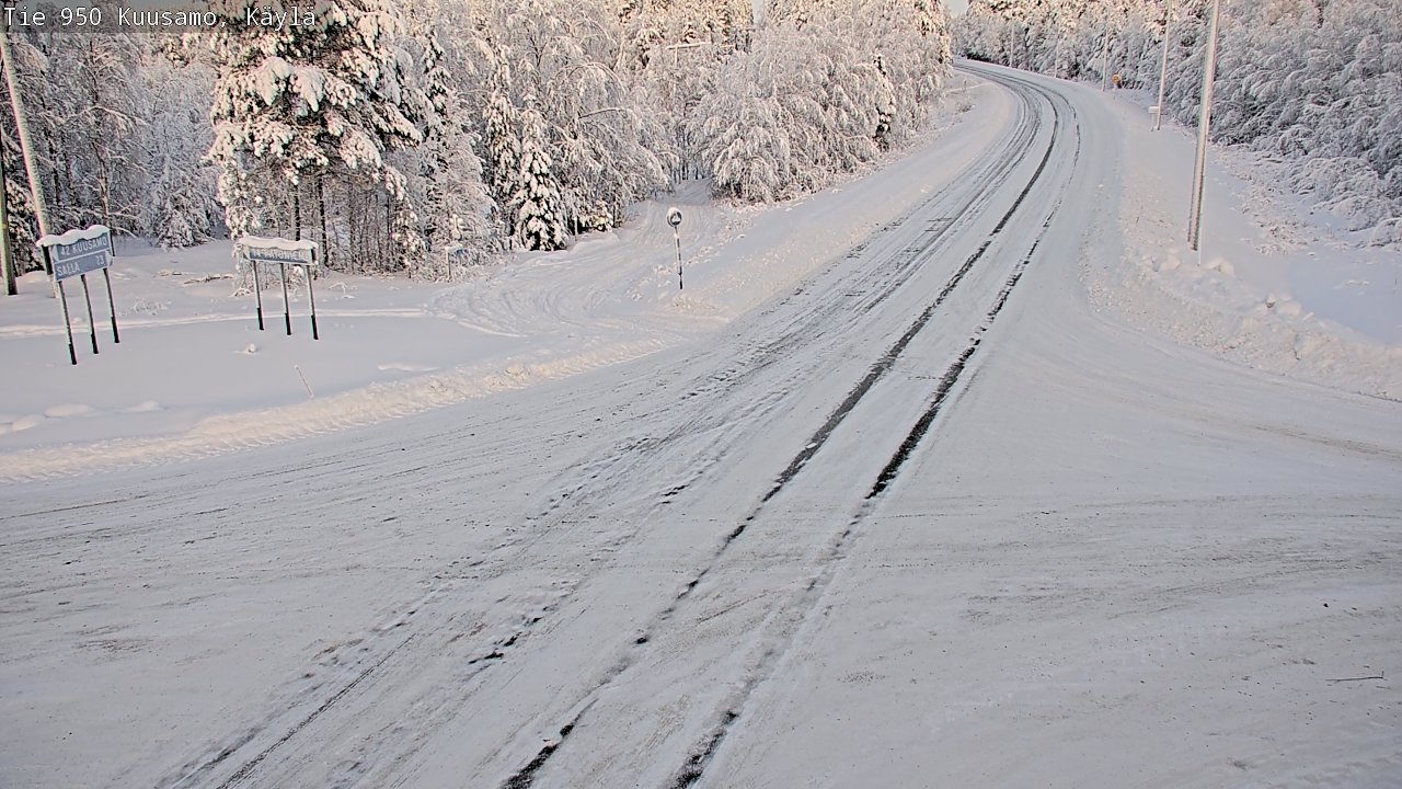 Kelikamerat Kuva Tie 950 Kuusamo, Käylä, Kuusamo, Pohjois-Pohjanmaa