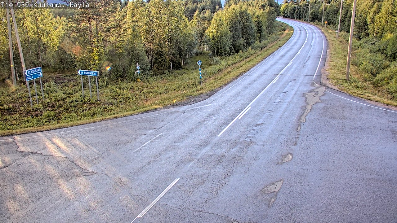 Kelikamerat Kuva Tie 950 Kuusamo, Käylä, Kuusamo, Pohjois-Pohjanmaa