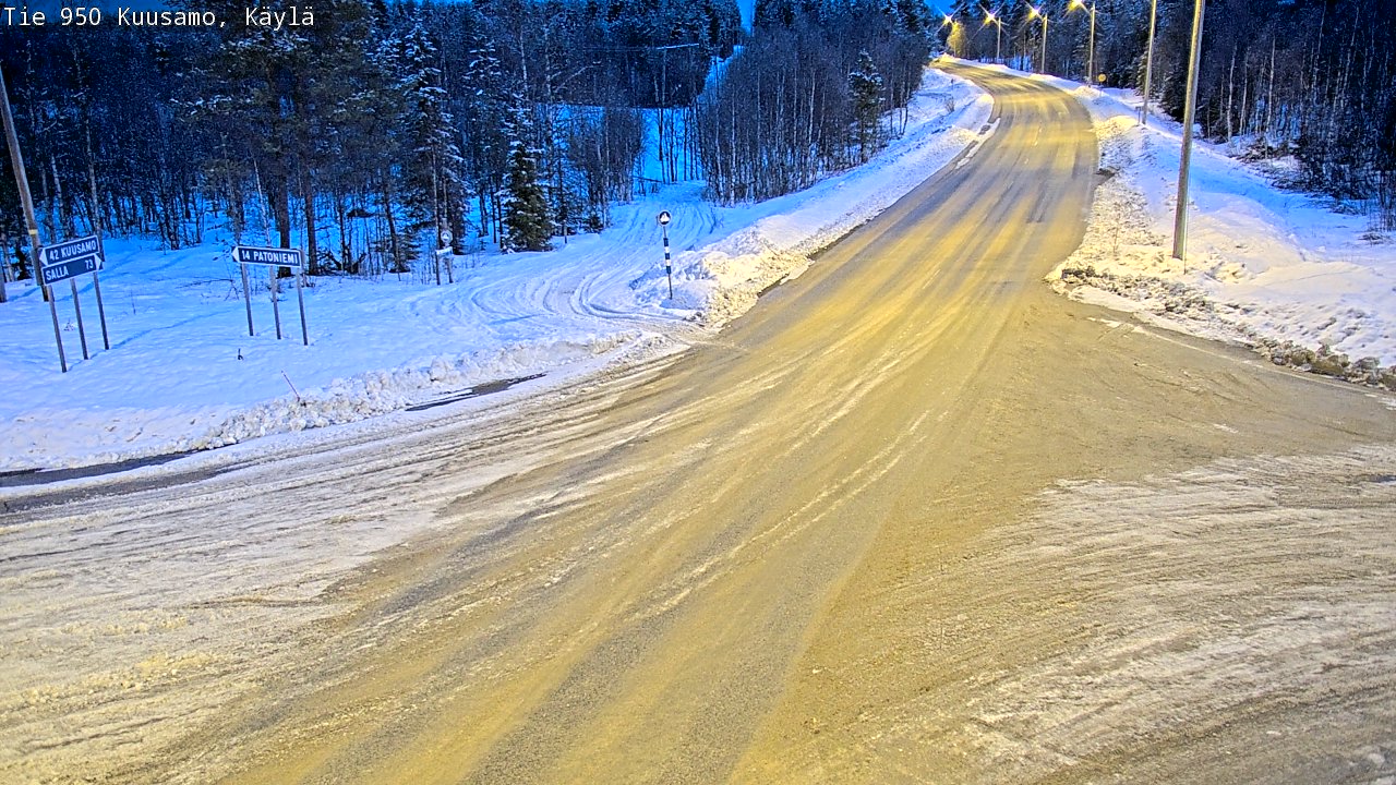Kelikamerat Kuva Tie 950 Kuusamo, Käylä, Kuusamo, Pohjois-Pohjanmaa