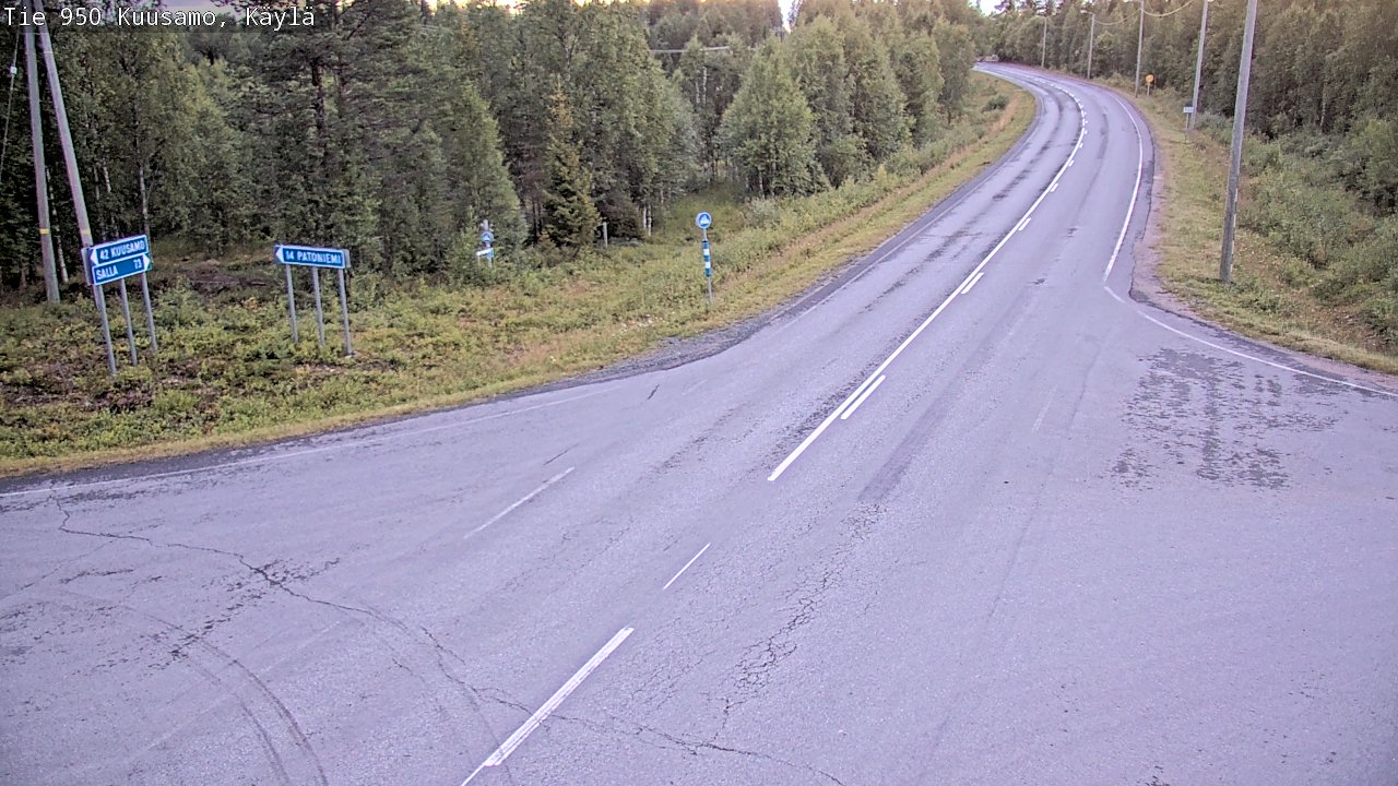 Kelikamerat Kuva Tie 950 Kuusamo, Käylä, Kuusamo, Pohjois-Pohjanmaa