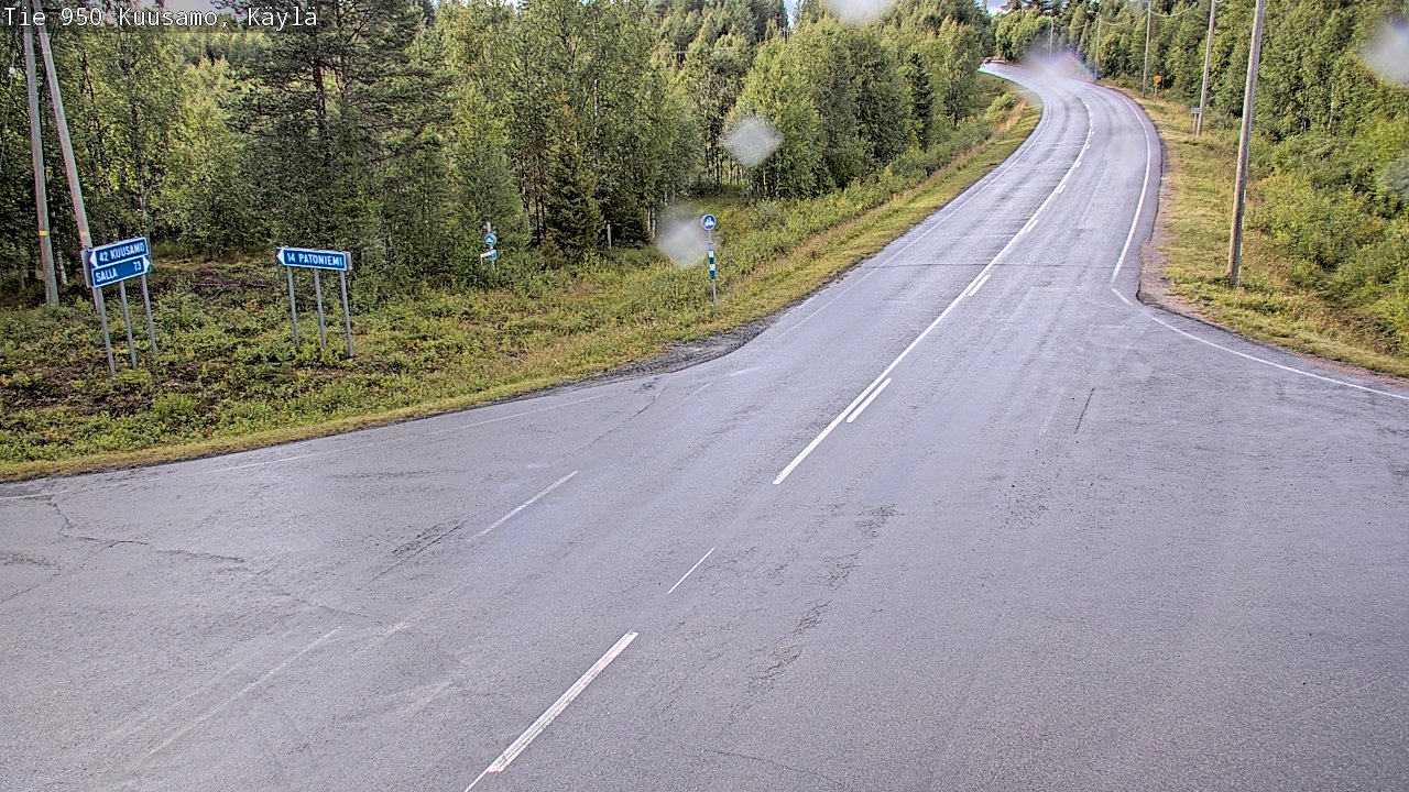 Kelikamerat Kuva Tie 950 Kuusamo, Käylä, Kuusamo, Pohjois-Pohjanmaa