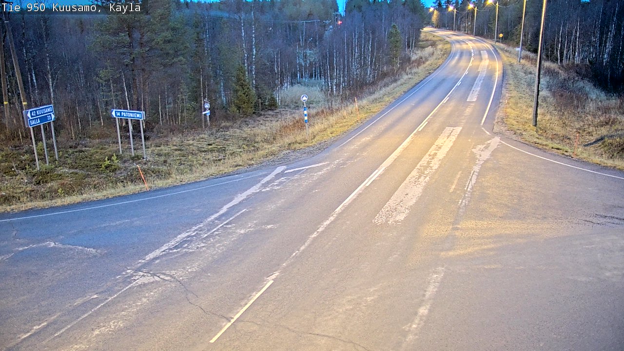 Kelikamerat Kuva Tie 950 Kuusamo, Käylä, Kuusamo, Pohjois-Pohjanmaa