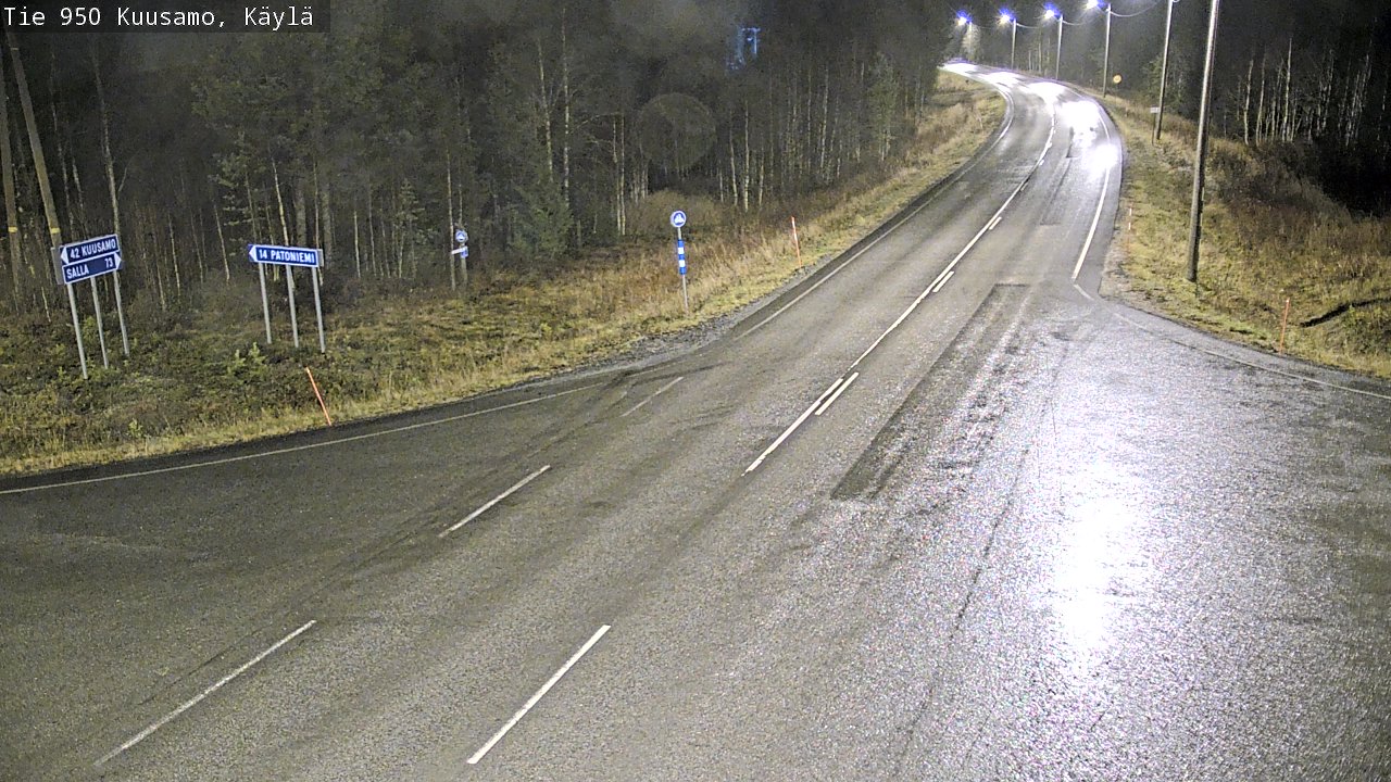 Kelikamerat Kuva Tie 950 Kuusamo, Käylä, Kuusamo, Pohjois-Pohjanmaa