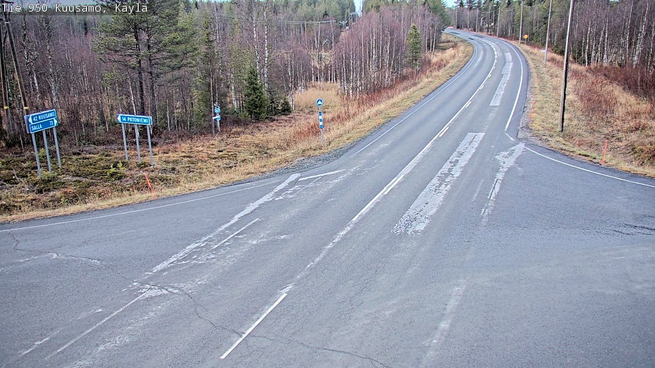 Kelikamerat Kuva Tie 950 Kuusamo, Käylä, Kuusamo, Pohjois-Pohjanmaa