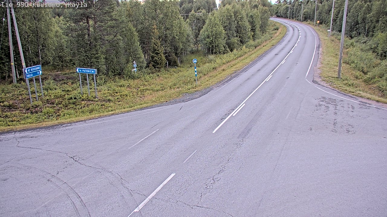 Kelikamerat Kuva Tie 950 Kuusamo, Käylä, Kuusamo, Pohjois-Pohjanmaa
