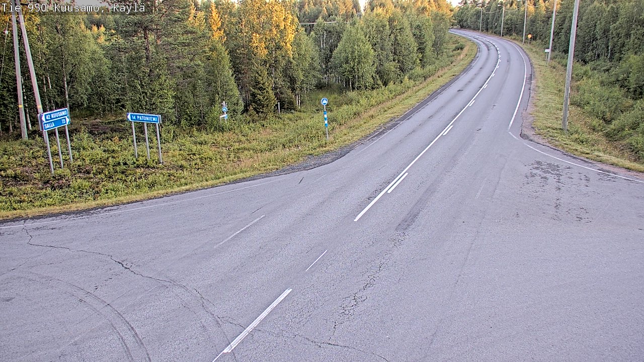Kelikamerat Kuva Tie 950 Kuusamo, Käylä, Kuusamo, Pohjois-Pohjanmaa