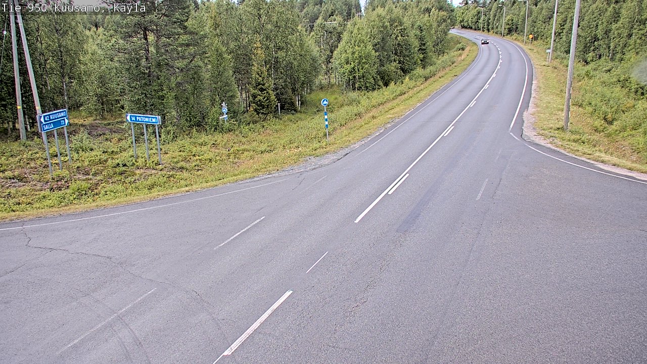 Kelikamerat Kuva Tie 950 Kuusamo, Käylä, Kuusamo, Pohjois-Pohjanmaa