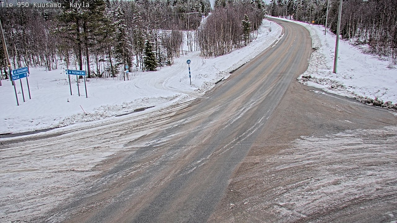 Kelikamerat Kuva Tie 950 Kuusamo, Käylä, Kuusamo, Pohjois-Pohjanmaa