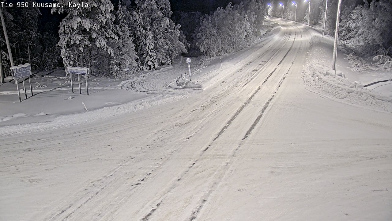 Kelikamerat Kuva Tie 950 Kuusamo, Käylä, Kuusamo, Pohjois-Pohjanmaa