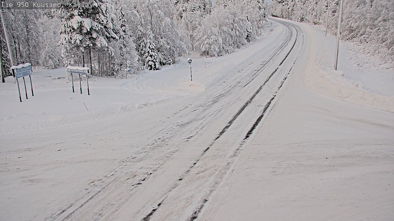 Kelikamerat Kuva Tie 950 Kuusamo, Käylä, Kuusamo, Pohjois-Pohjanmaa