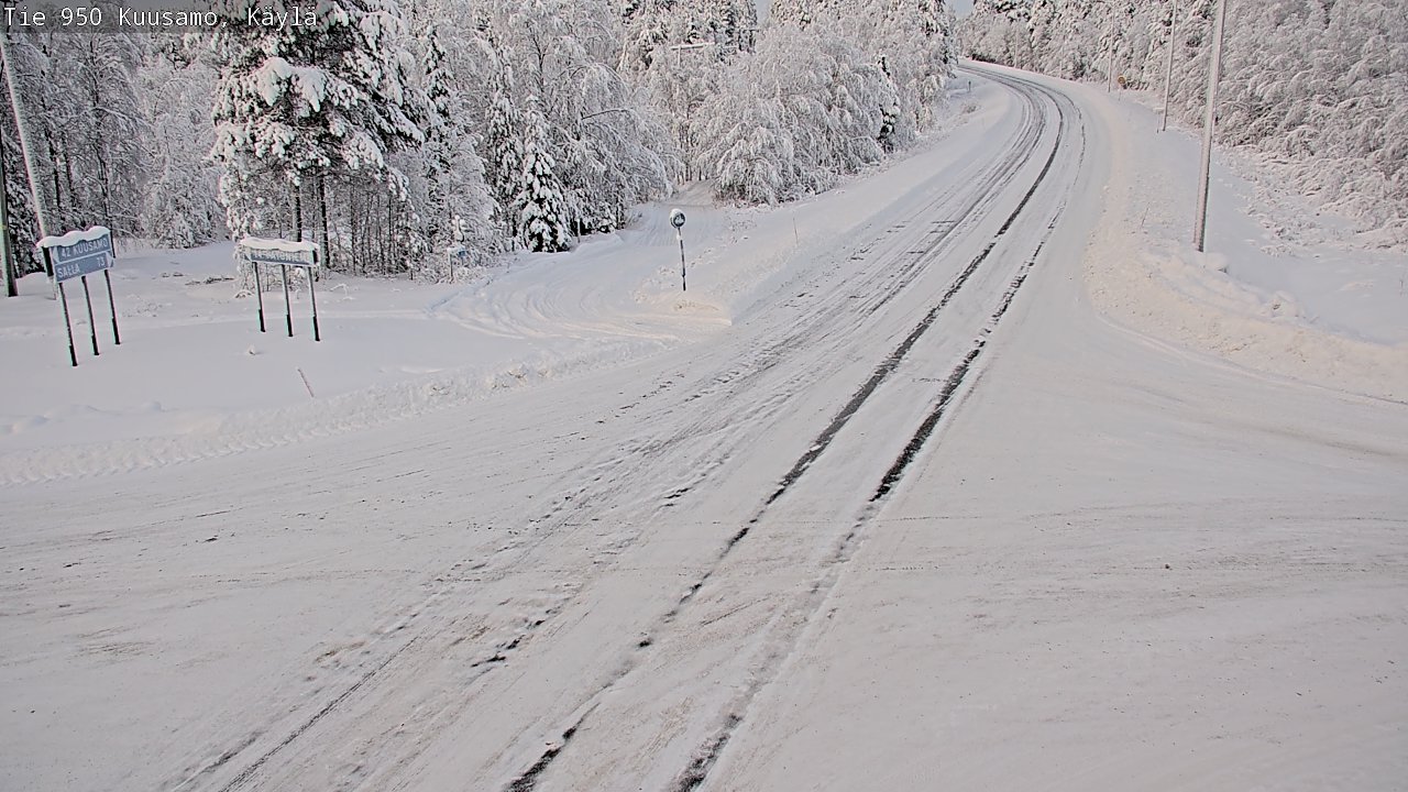 Kelikamerat Kuva Tie 950 Kuusamo, Käylä, Kuusamo, Pohjois-Pohjanmaa