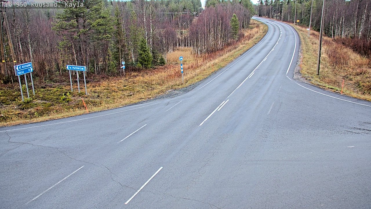 Kelikamerat Kuva Tie 950 Kuusamo, Käylä, Kuusamo, Pohjois-Pohjanmaa