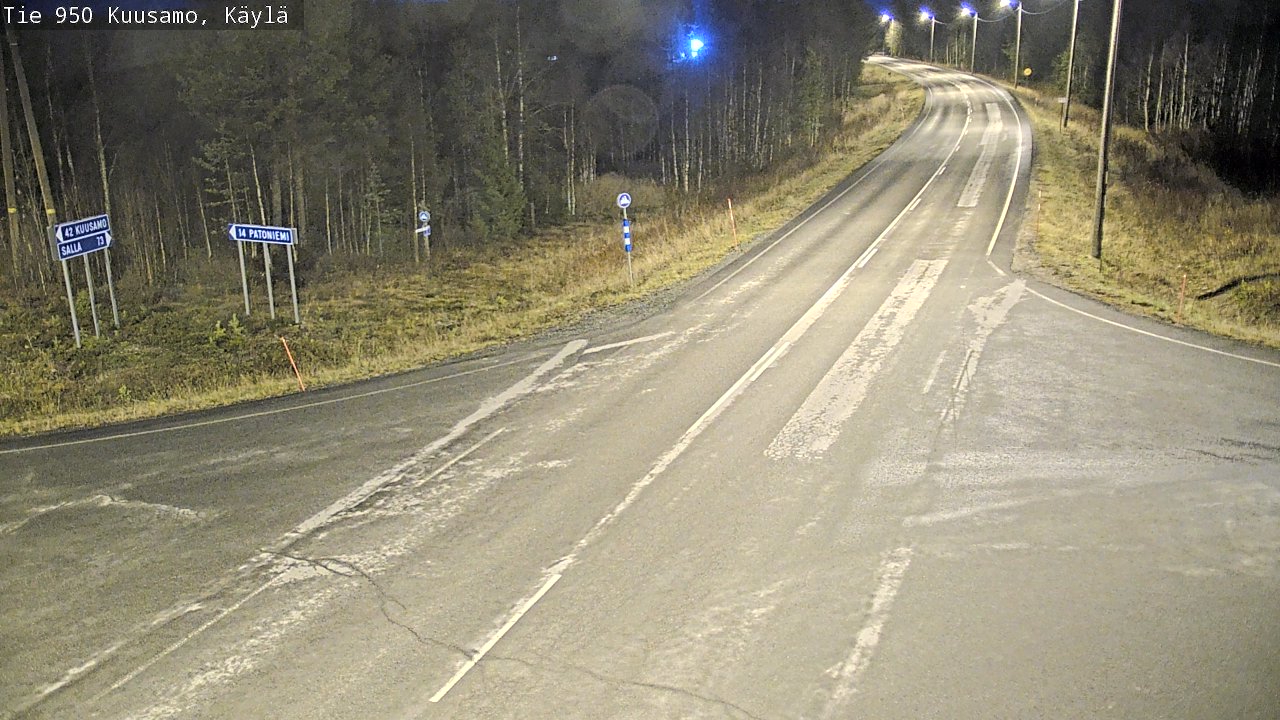 Kelikamerat Kuva Tie 950 Kuusamo, Käylä, Kuusamo, Pohjois-Pohjanmaa